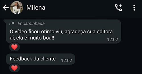 Depoimento cliente 3